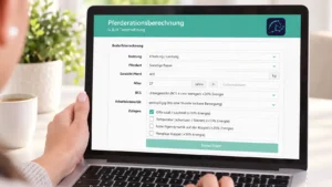 Pferderationsberechnung mit dem G&H Rationsrechner am Laptop